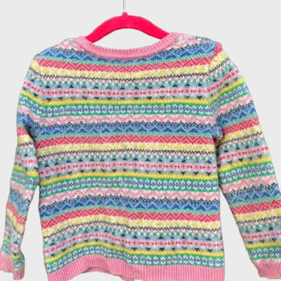 Baby Boden fair isle cardigan (3–4Y) - Picture 2 of 3